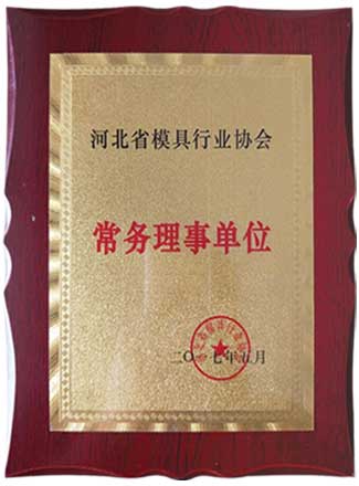 河北省模具行業(yè)協(xié)會 常務理事單位
